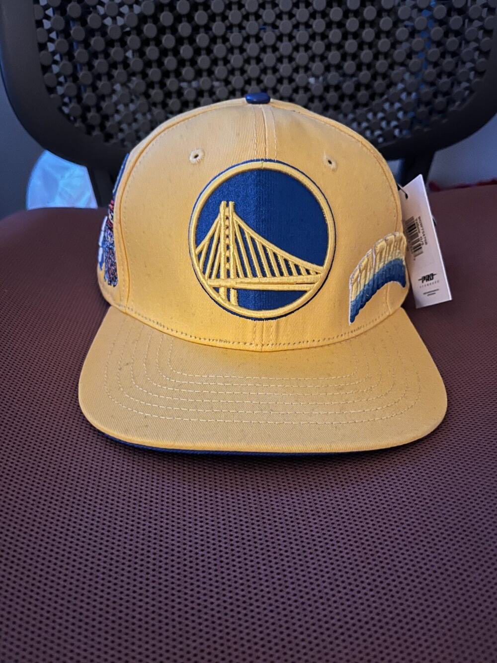 Pro Standard Golden State Warriors Hometown Embroidered Yellow Gold Snapback Hat